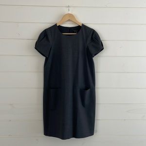 theory Charcoal Shift Dress with Pockets size 6